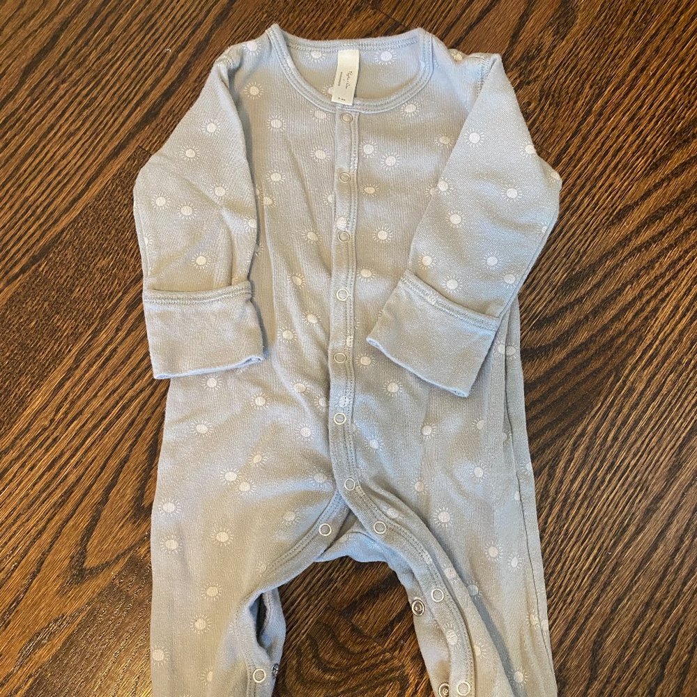 Rylee + Cru X Parachute Sunburst footie pajamas